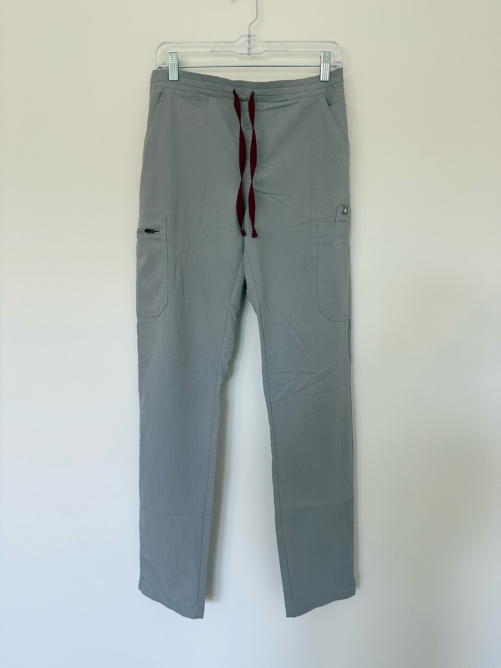 Figs Yola Skinny Light Gray Scrubs